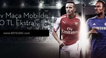 Arsenal Chelsea Maçına Bets10 Mobilde 100 TL Bonus